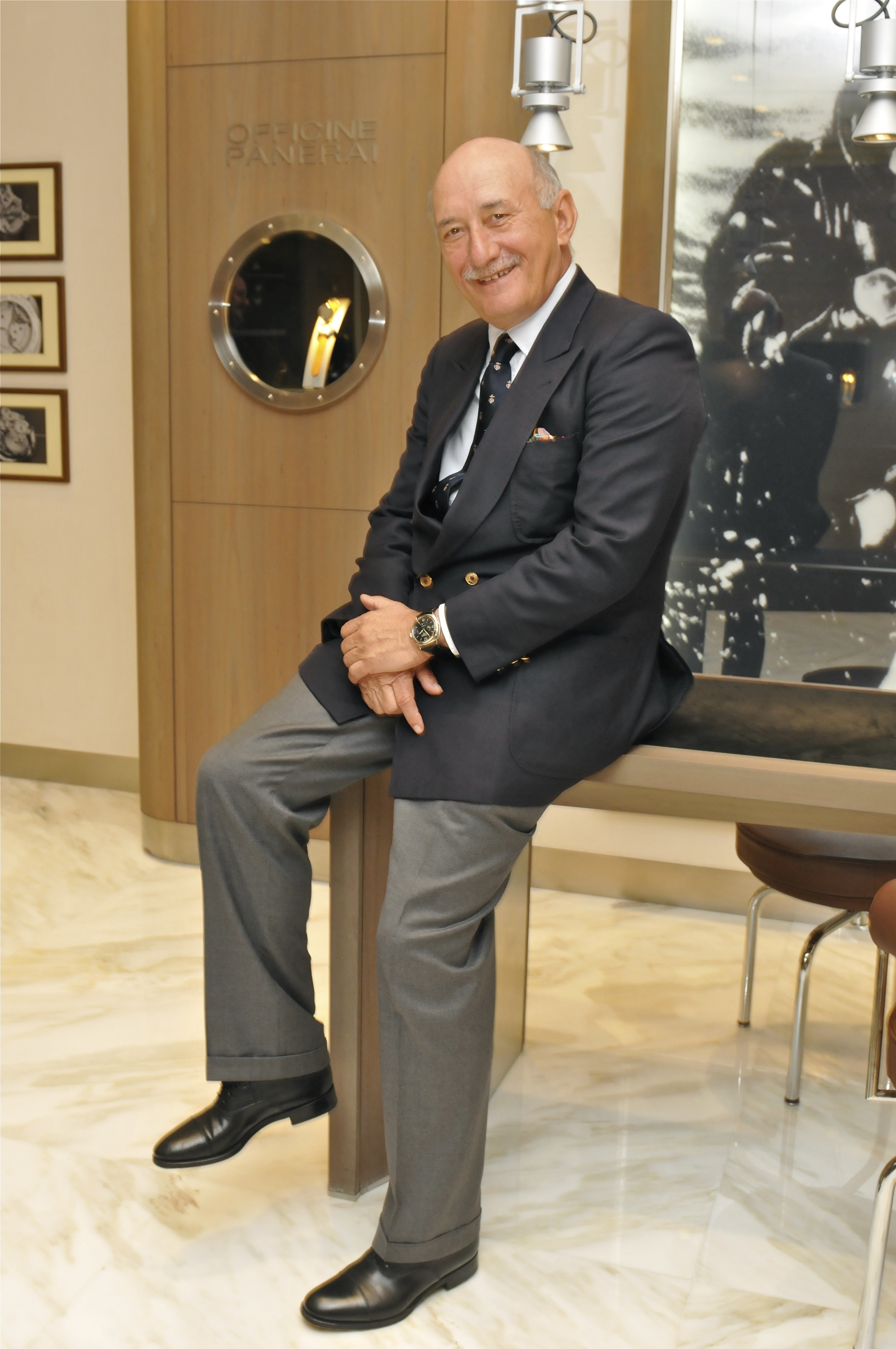 Officine Panerai CEO Angelo Bonati Institutional Portrait